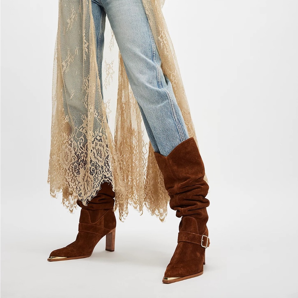 Free people suede boots!!!